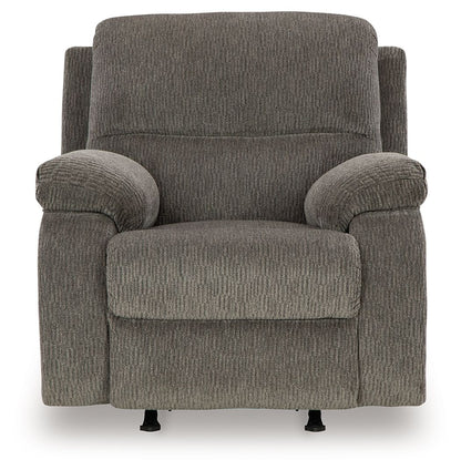 Scranto - Rocker Recliner - Fabric - Brindle