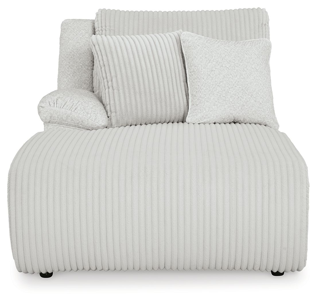 Top Tier - Laf Press Back Chaise - Fabric - Alloy