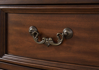 Lavinton - Three Drawer Night Stand - Brown