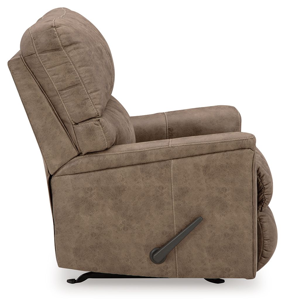 Navi - Rocker Recliner - Faux Leather - Fossil