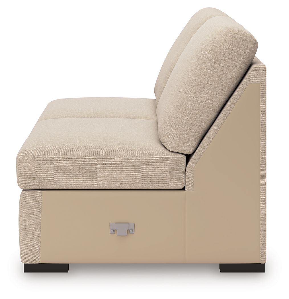 LadyMae - Armless Loveseat - Twill