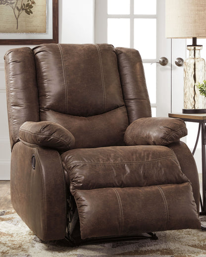 Bladewood - Zero Wall Recliner - Faux Leather - Coffee