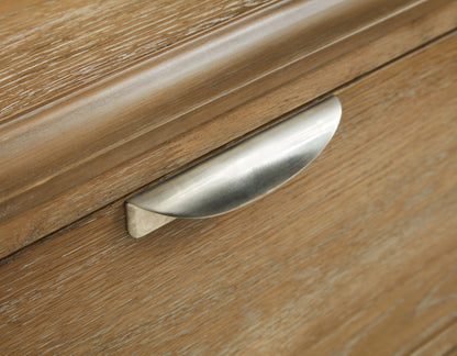 Rencott - Extra Large TV Stand - Light Brown