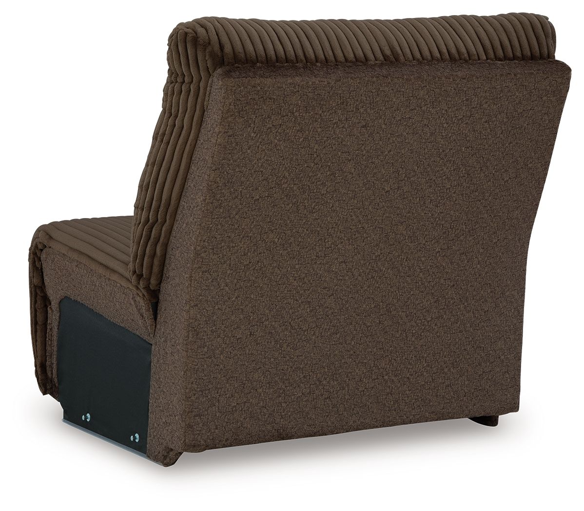 Top Tier - Armless Chair - Fabric - Chocolate