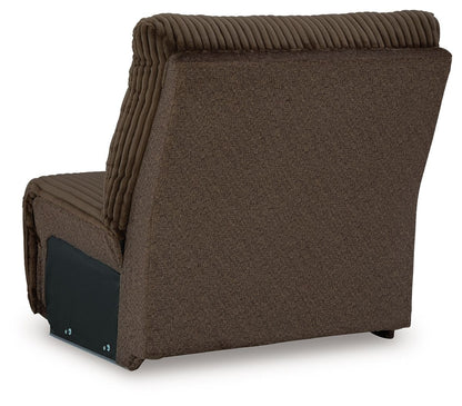 Top Tier - Armless Chair - Fabric - Chocolate