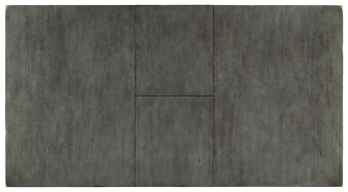 Hallanden - Rectangular Dining Room Butterfly Extension Table - Gray