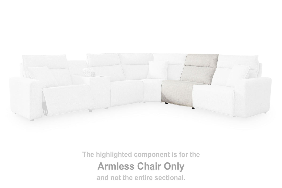 Modmax II - Armless Chair - Stone - Next-Gen Nuvella