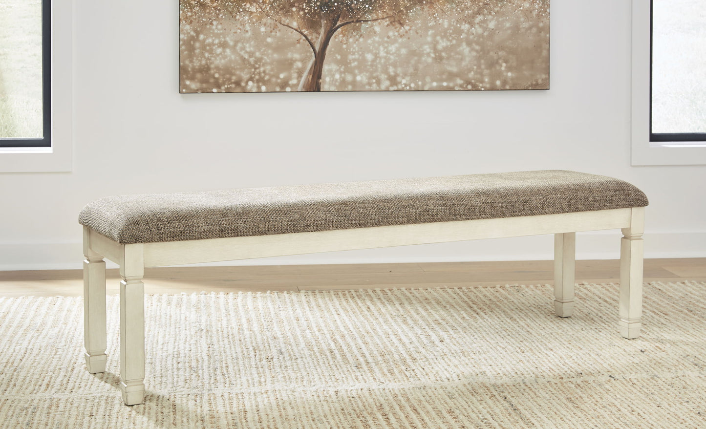 Bolanburg - Extra Large UPH DRM Bench - Brown / Beige