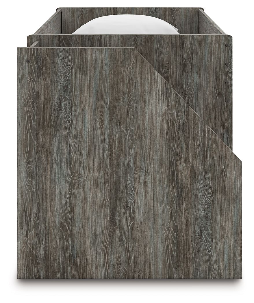 Frandern - Twin Over Twin Loft Bed - Gray