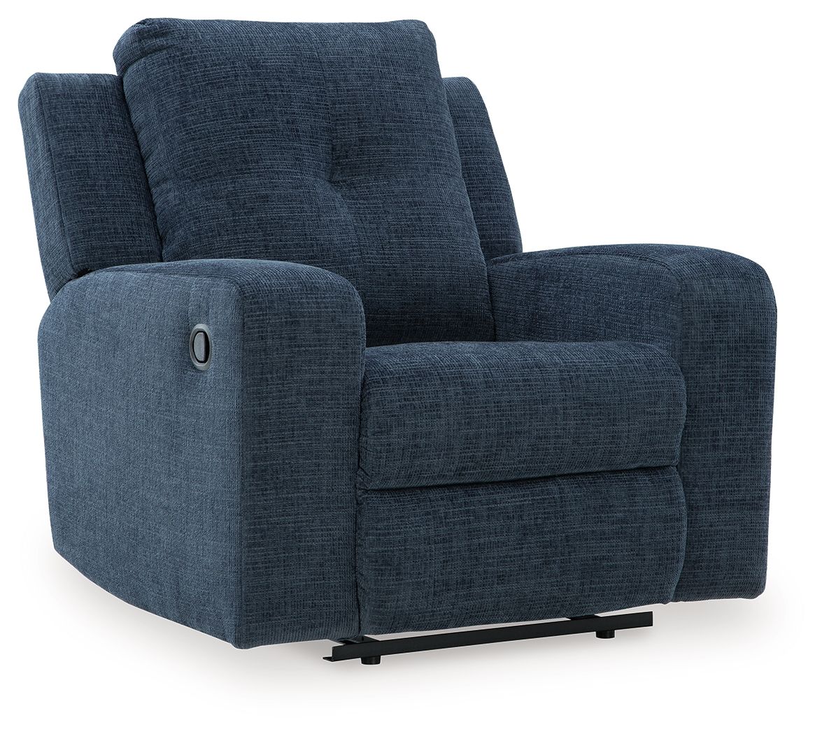 Danum - Zero Wall Recliner - Fabric - Ink