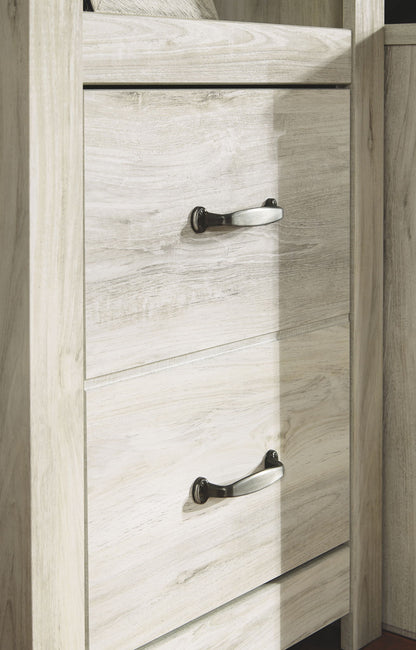 Bellaby - Entertainment Center - TV Stand With Faux Firebrick Fireplace Insert - Whitewash