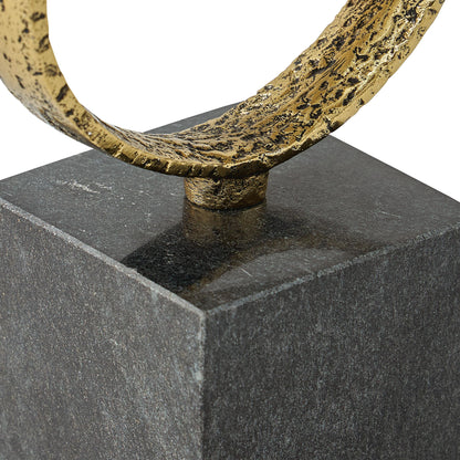 Wellcott - Sculpture - Gold Finish / Black