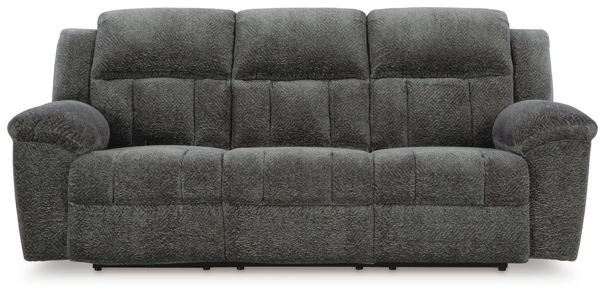 Frohn - Reclining Sofa - Graphite - Fabric