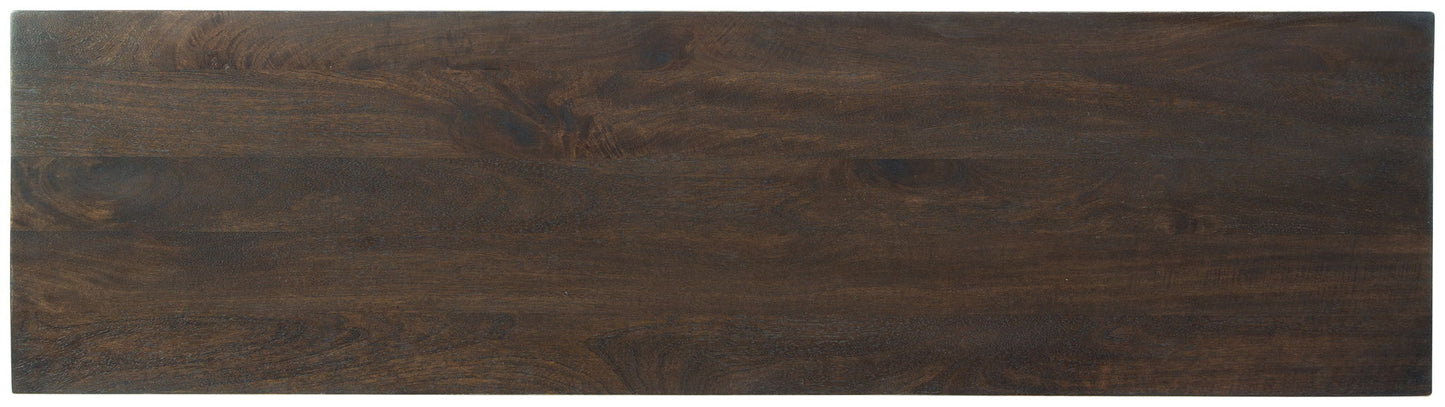 Elinmore - Accent Cabinet - Brown / Gold Finish