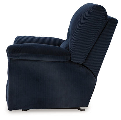 SimpleJoy - Rocker Recliner - Fabric - Navy