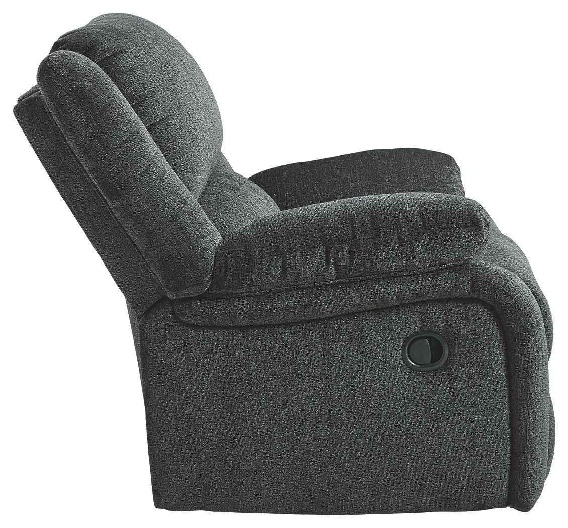Draycoll - Rocker Recliner - Fabric - Slate