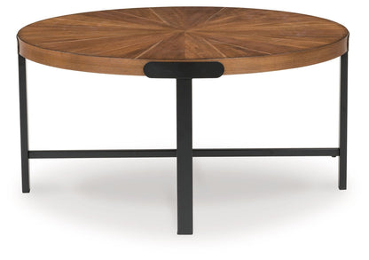Crosstrail - Occasional Table Set (Set of 3) - Brown