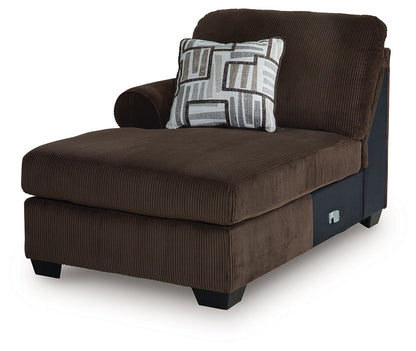 Kimlee - Sectional And Ottoman Set