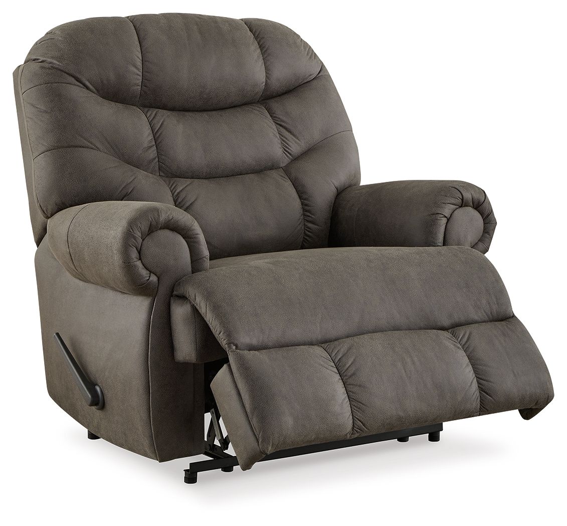 Camera Time - Zero Wall Recliner - Faux Leather - Gunmetal