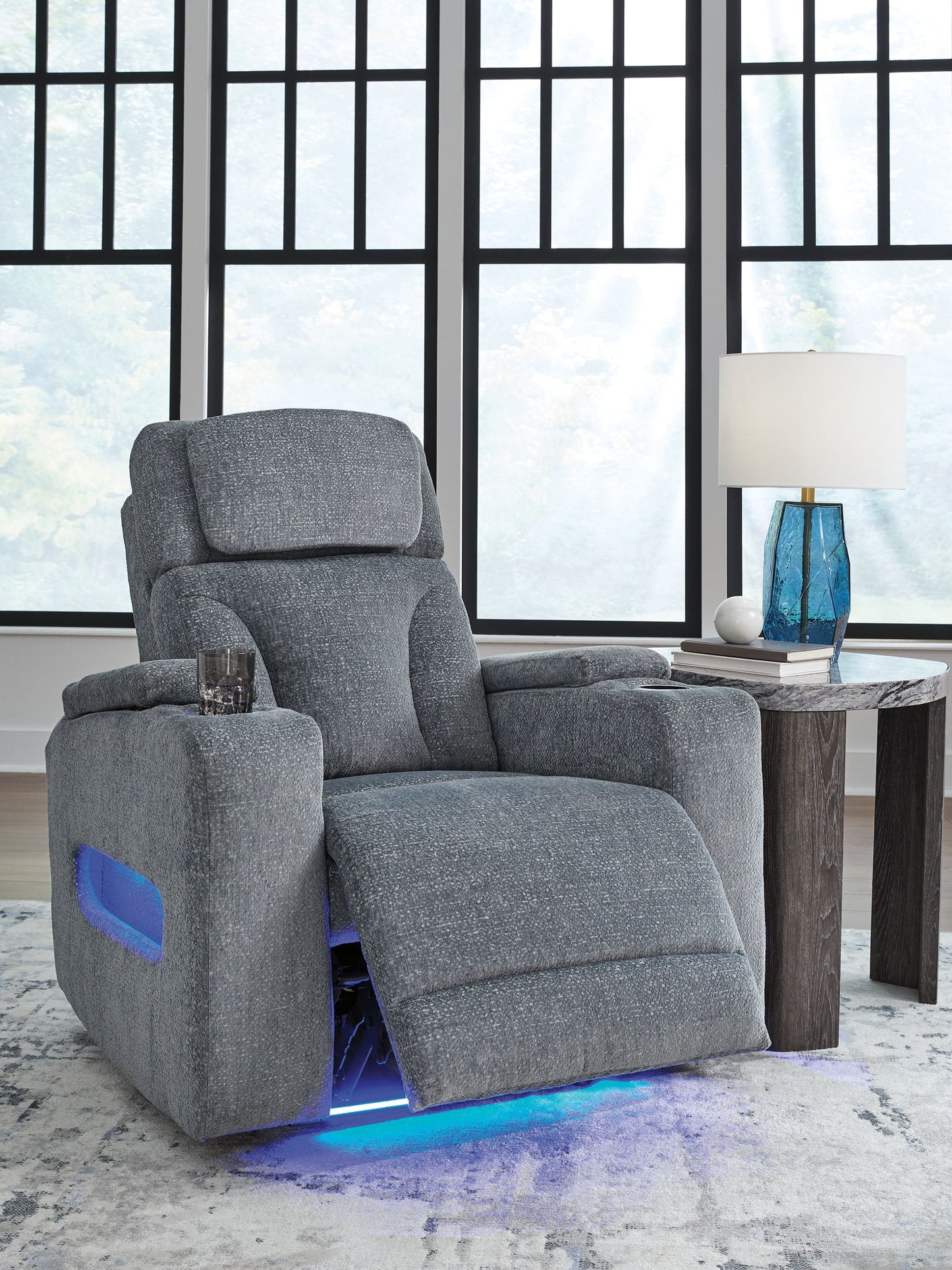 Studio Cave - Power Recliner - Steel