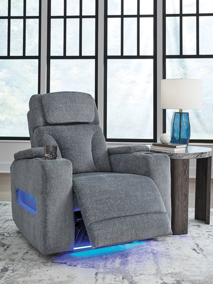 Studio Cave - Power Recliner - Steel