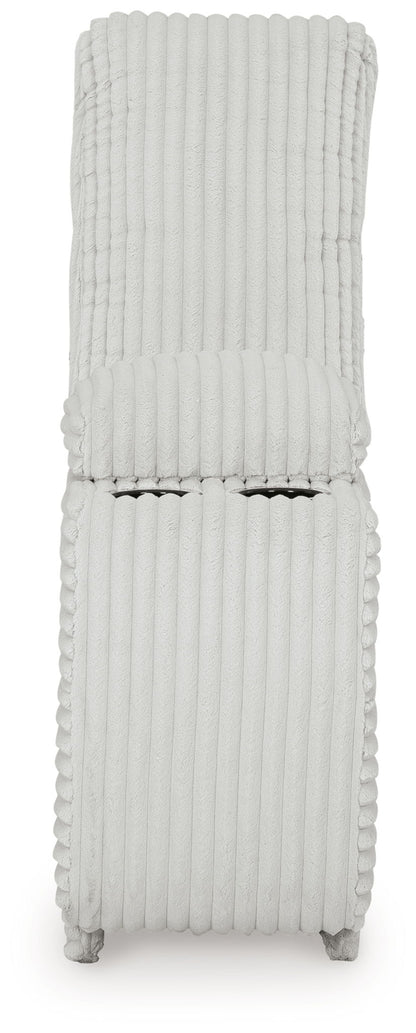 Top Tier - Console With Storage - Fabric - Alloy