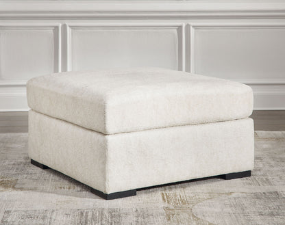 Chessington - Oversized Accent Ottoman - Ivory