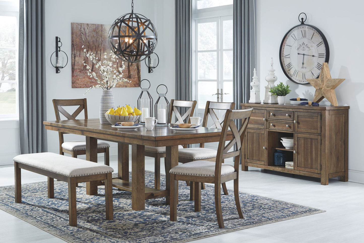 Moriville - Rectangular Dining Room Extension Table - Grayish Brown