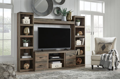 Trinell - 4-Piece Entertainment Center With 60" TV Stand