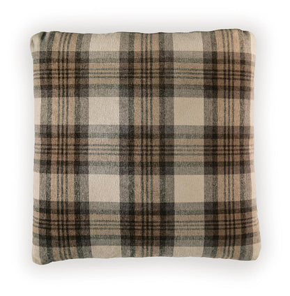 Varnburg - Pillow (Set of 4) - Brown / Cream