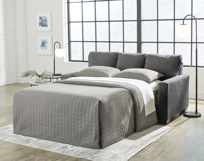 Rannis - Full Sofa Sleeper - Fabric - Pewter