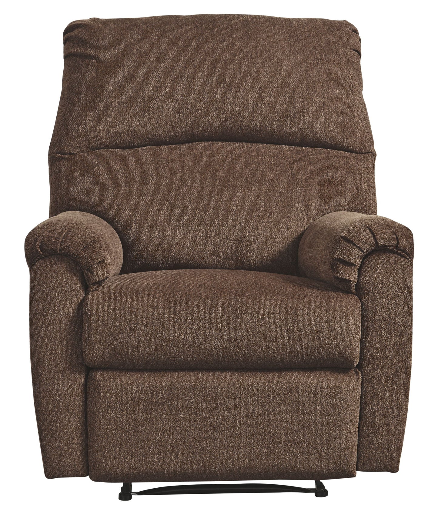 Nerviano - Zero Wall Recliner - Fabric - Chocolate