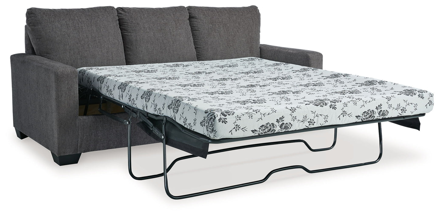 Rannis - Queen Sofa Sleeper - Fabric - Pewter